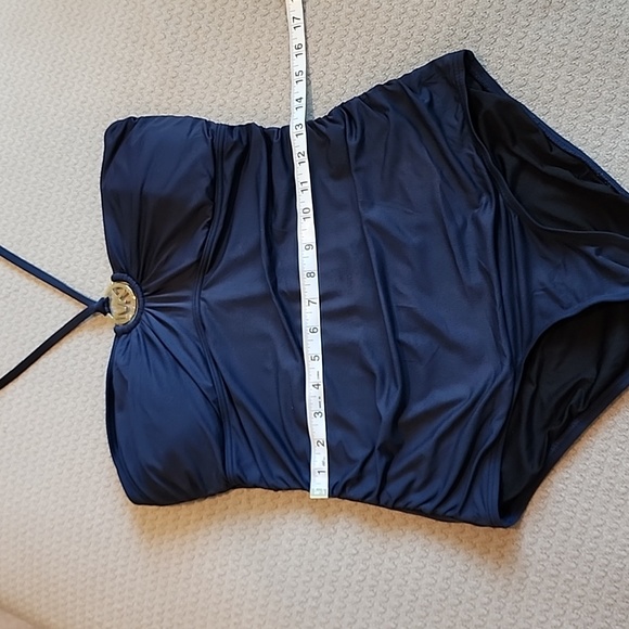 MICHAEL KORS Logo Ring Halter Swimsuit - Picture 4 of 7